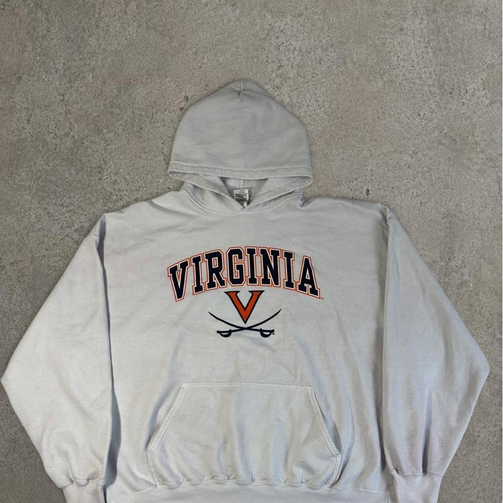 2000s Virginia Cavaliers hoodie and crossed swords graphic